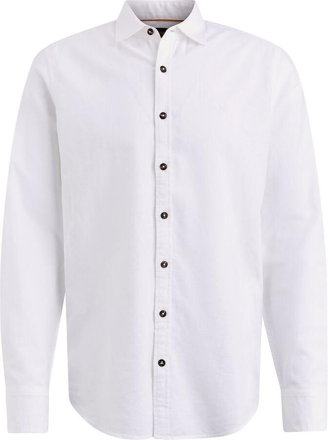 PME LEGEND Heren Overhemden Long Sleeve Shirt Ctn linen Ecru - Foto 5