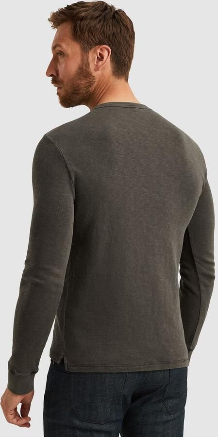 PME Legend Longsleeve T-Shirt Buttons Beluga - Foto 5