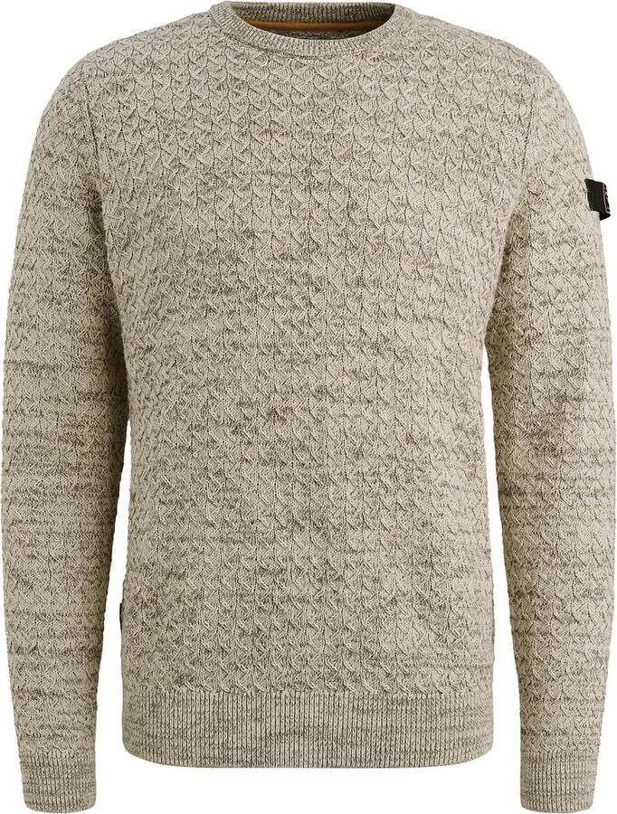 PME Legend Mouliné Structure Trui Greige