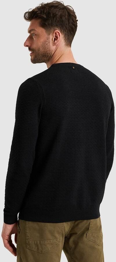 PME Legend Mouliné Structure Trui Navy - Foto 3