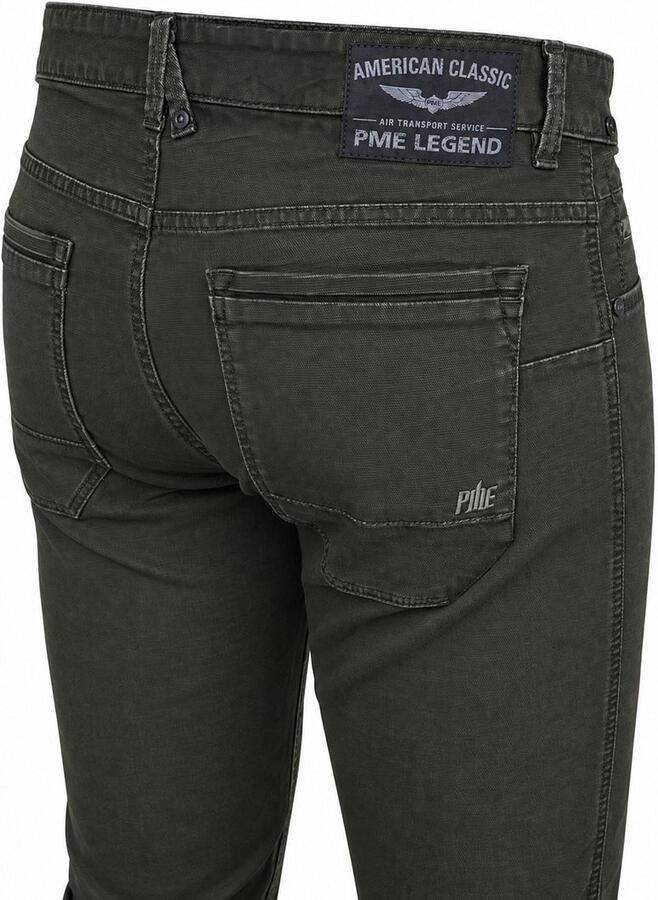 PME Legend NIGHTFLIGHT regular fit casual broek donkergroen - Foto 3