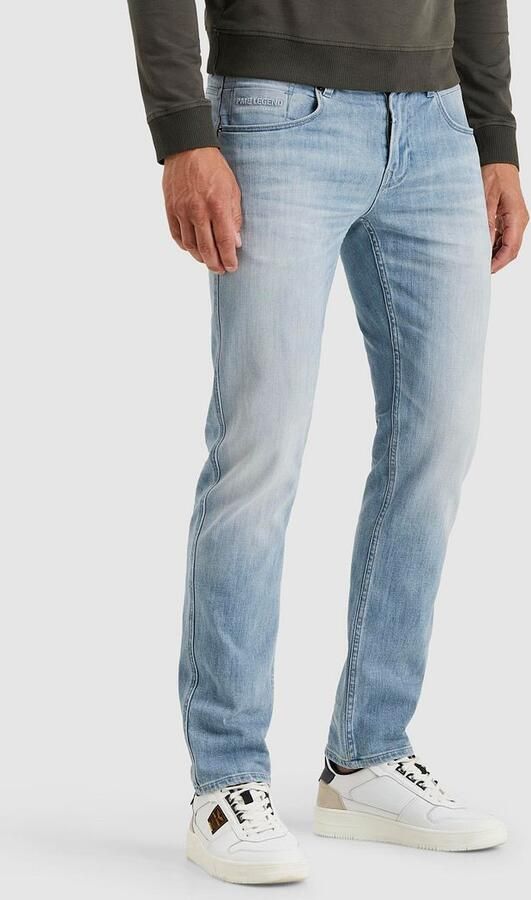 PME Legend NIGHTFLIGHT regular fit jeans met textuur lichtblauw - Foto 14