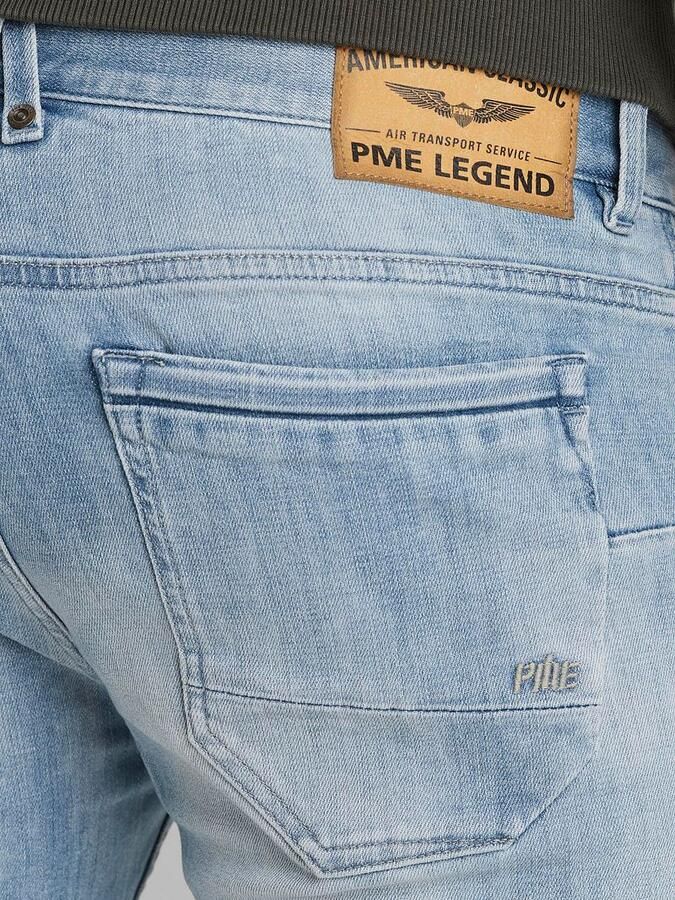 PME Legend NIGHTFLIGHT regular fit jeans met textuur lichtblauw - Foto 13