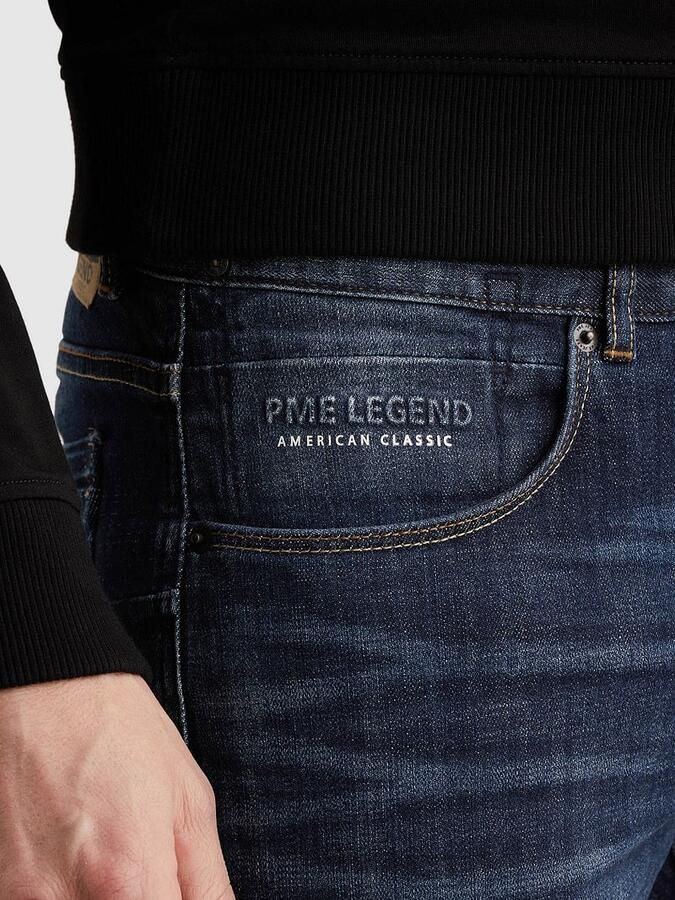Donkerblauwe PME Legend Slim Fit Jeans PME Legend Nightflight Jeans - Foto 11
