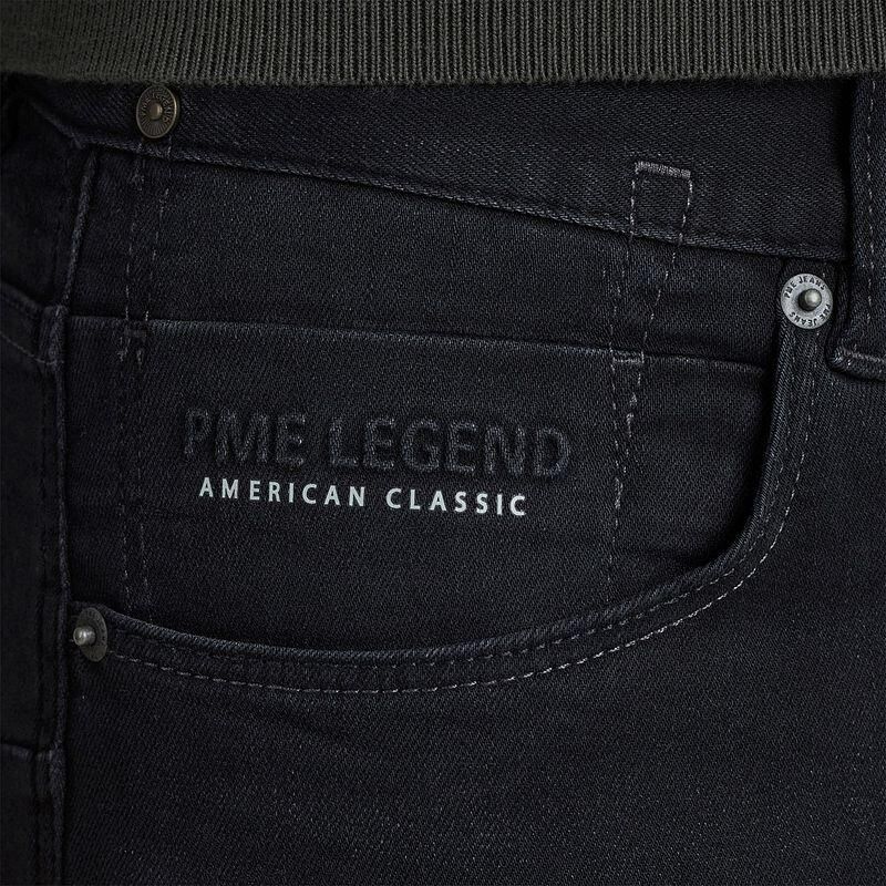 PME Legend Nightflight Pigment Printed Dobby Jeans Zwart Heren - Foto 8