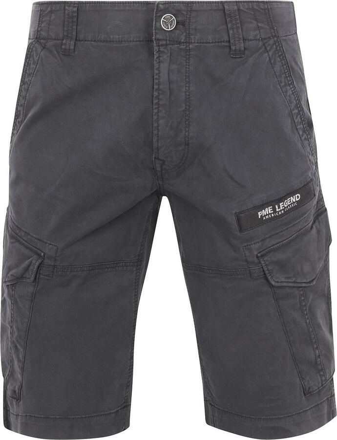 PME Legend Slim fit korte cargobroek met labelprint model 'NORDROP' - Foto 10