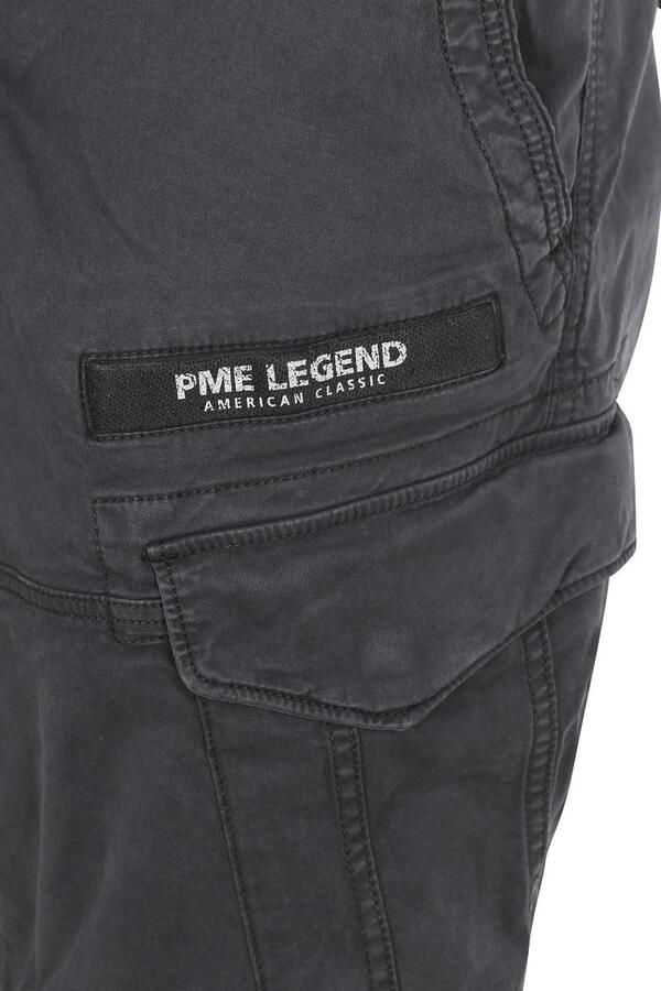 PME Legend Slim fit korte cargobroek met labelprint model 'NORDROP' - Foto 7