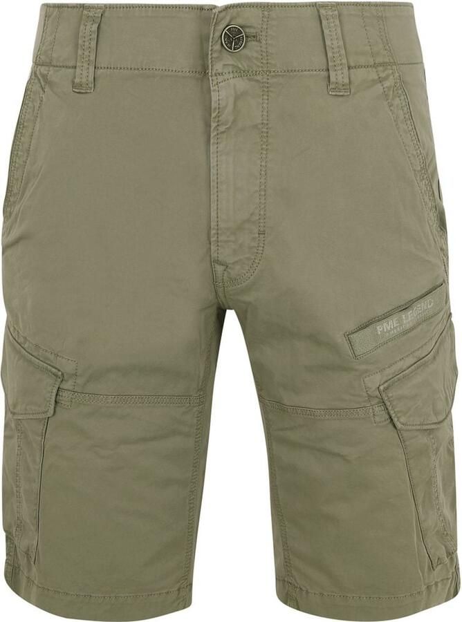 PME Legend Slim fit korte cargobroek met labelprint model 'NORDROP' - Foto 11