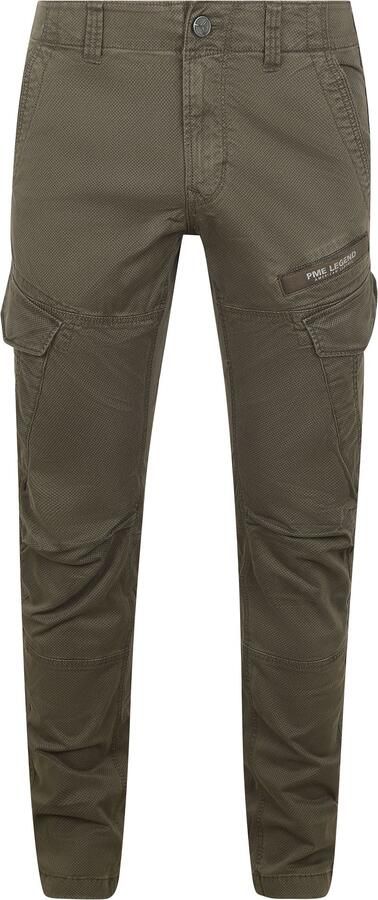 PME Legend Nordrop Cargobroek Micro Print Groen - Foto 7