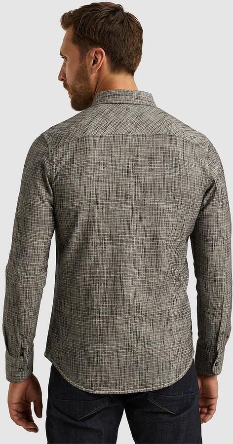 Pme legend Print On 2 Tone Slub Overhemd - Foto 3