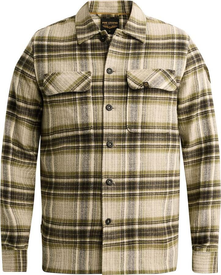 PME LEGEND Overshirt met lumberjack ruitpatroon