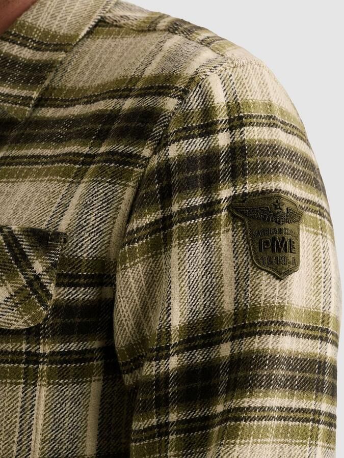 PME Legend Regular fit vrijetijdsoverhemd met labeldetail - Foto 4