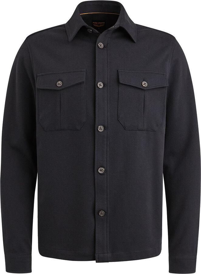 PME LEGEND Heren Overshirts Comfort Heavy Twill overshirt 2 Donkerblauw - Foto 6