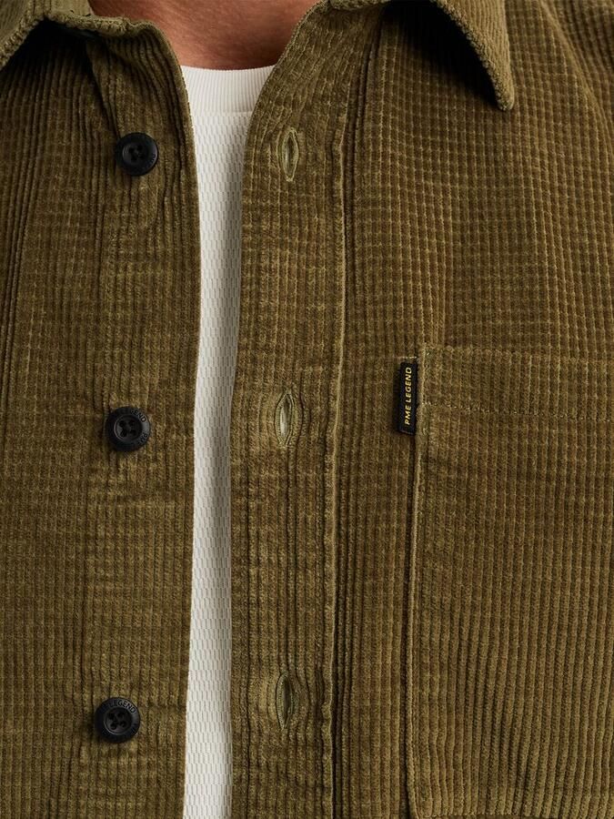PME Legend Overshirt Dobby Corduroy Dusky Groen - Foto 2