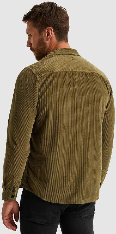 PME Legend Overshirt Dobby Corduroy Dusky Groen - Foto 3