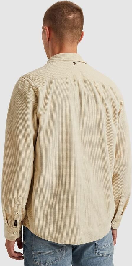 PME Legend Overshirt Dobby Corduroy Ecru - Foto 5