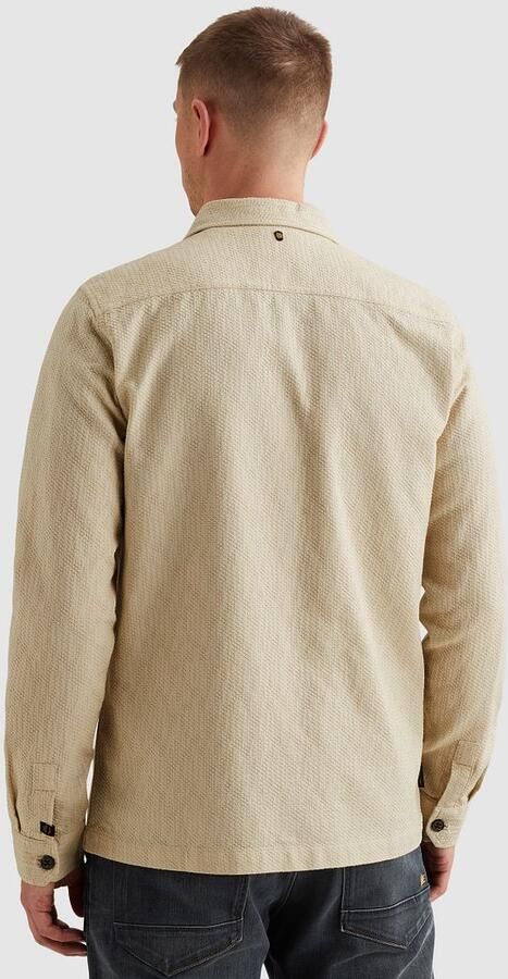 PME LEGEND Heren Overshirts The Pete Structure Dobby Creme - Foto 10