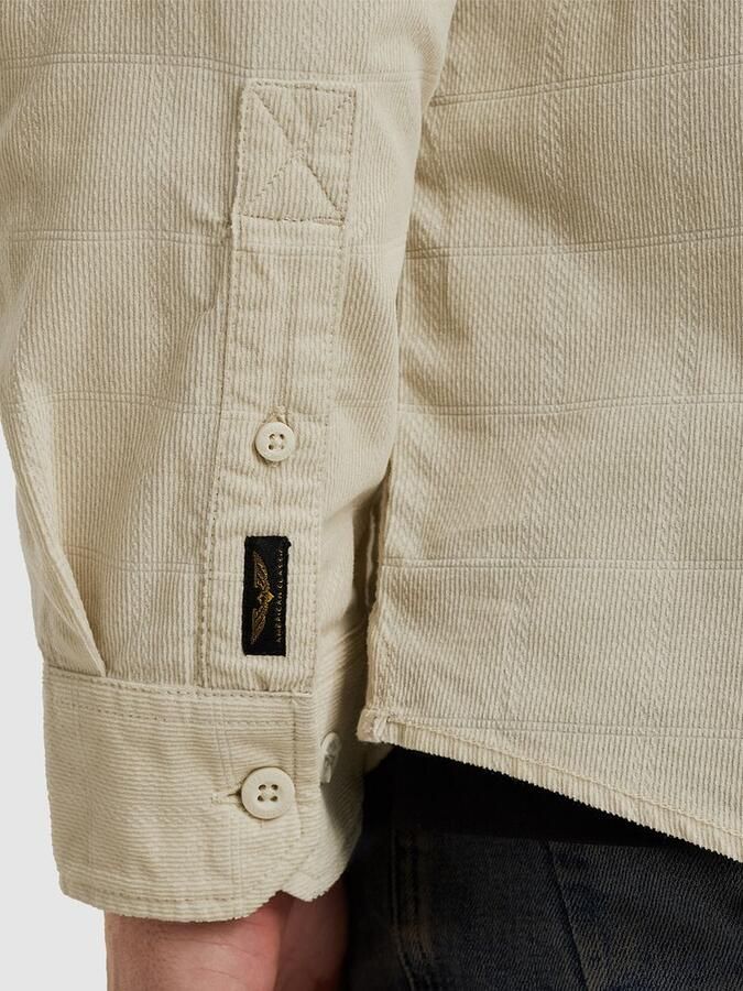PME LEGEND Heren Overhemden Corduroy Shaved Square casual 2 Beige - Foto 6