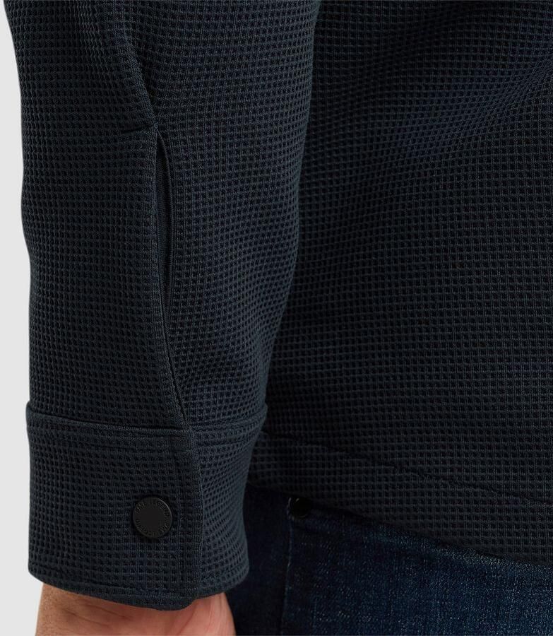 PME Legend Lange mouw shirt dubbelzijdig jersey Black Heren - Foto 4