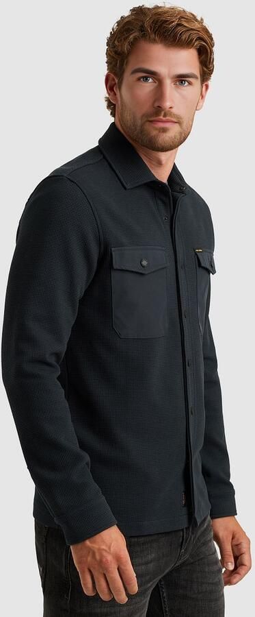 PME Legend Regular fit overhemdjack met borstzakken - Foto 7