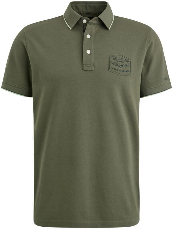 PME LEGEND Heren Polo's & T-shirts Short Sleeve Polo Stretch Pique Package Groen - Foto 5