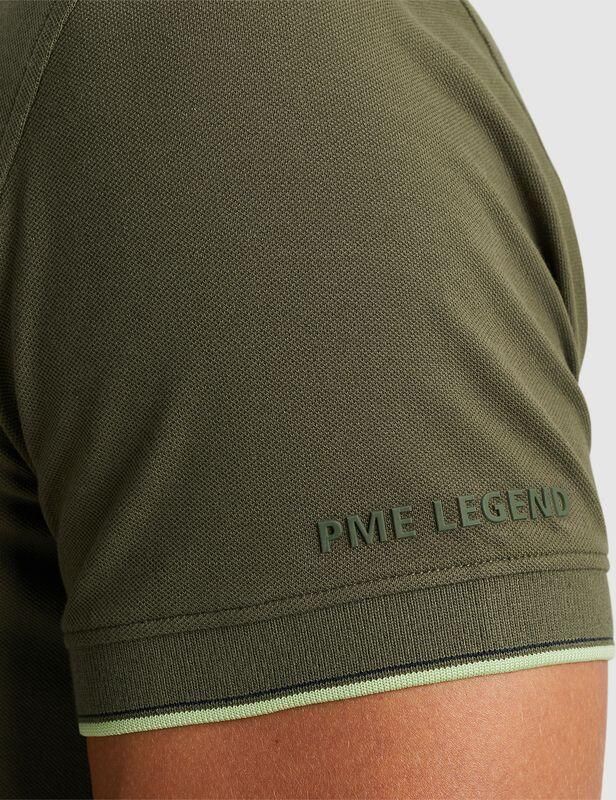 PME LEGEND Heren Polo's & T-shirts Short Sleeve Polo Stretch Pique Package Groen - Foto 2