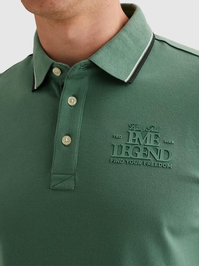 PME Legend Piqué Poloshirt Deep Sea - Foto 2