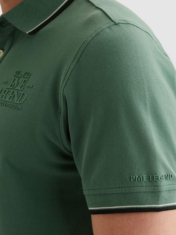 PME Legend Piqué Poloshirt Deep Sea - Foto 3