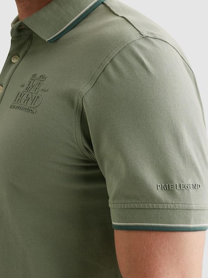 PME Legend Piqué Poloshirt Iceberg Green - Foto 3