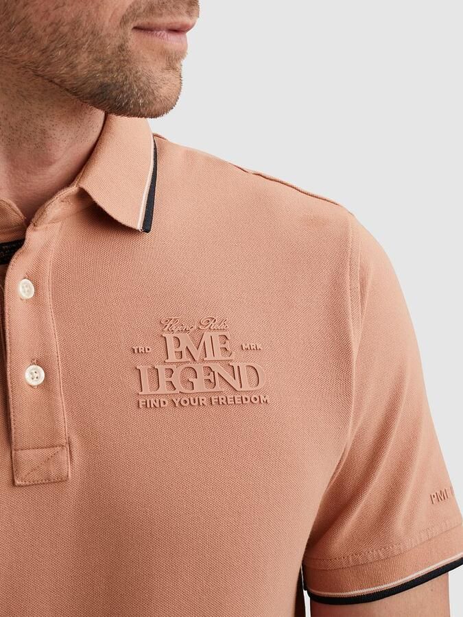 PME Legend Piqué Poloshirt Rose Dawn - Foto 2