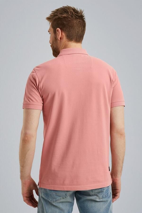 PME LEGEND Heren Polo's & T-shirts Short Sleeve Polo Pique Garment Dye Roze - Foto 2