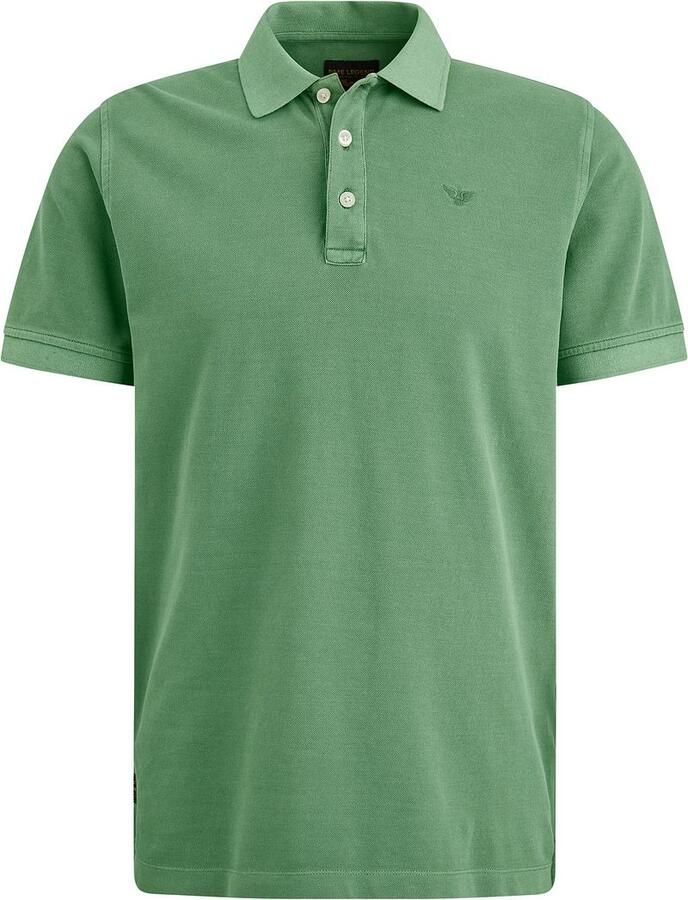 PME LEGEND Heren Polo's & T-shirts Short Sleeve Polo Pique Garment Dye Groen - Foto 4