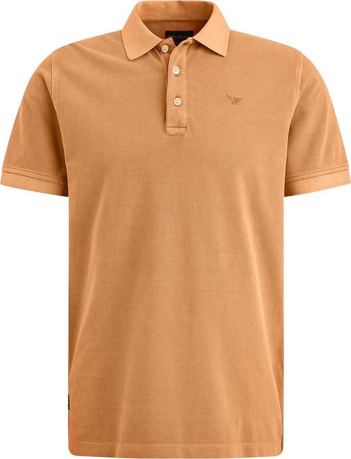 PME LEGEND Heren Polo's & T-shirts Short Sleeve Polo Pique Garment Dye Oranje - Foto 4
