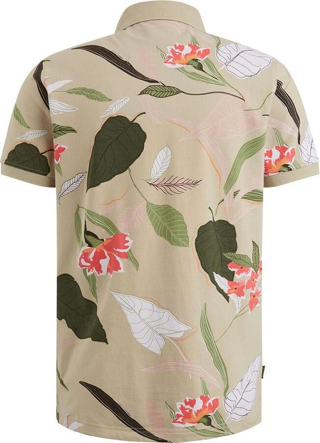 PME Legend Gedrukte Piqué Korte Mouw Polo Multicolor Heren - Foto 4