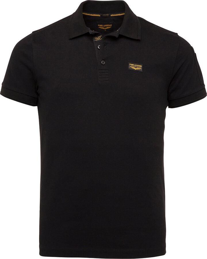 PME LEGEND Heren Polo's & T-shirts Trackway Polo Zwart - Foto 8