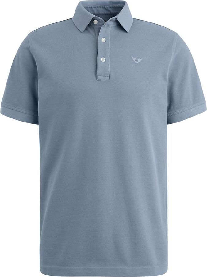 PME Legend Poloshirt Garment Dye Piqué Blauw - Foto 7