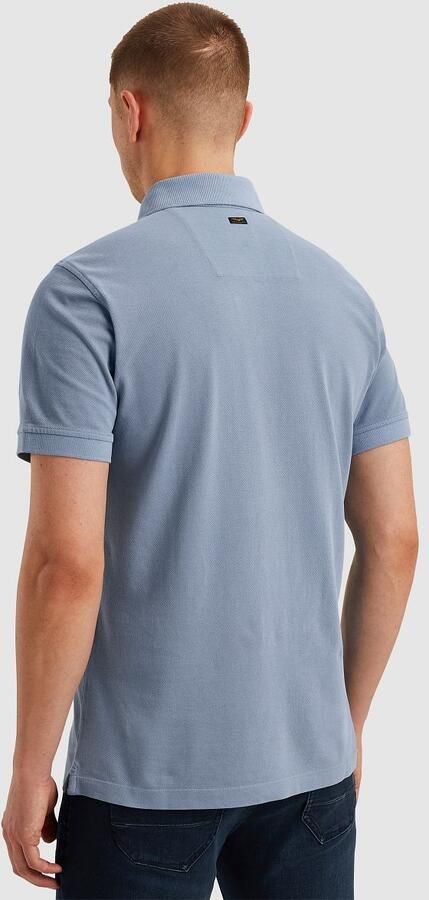 PME Legend Poloshirt Garment Dye Piqué Blauw - Foto 6