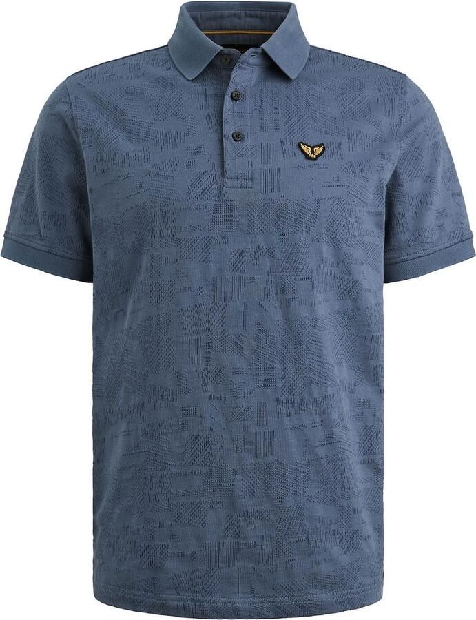 PME LEGEND Heren Polo's & T-shirts Jacquard Jersey Blauw - Foto 5