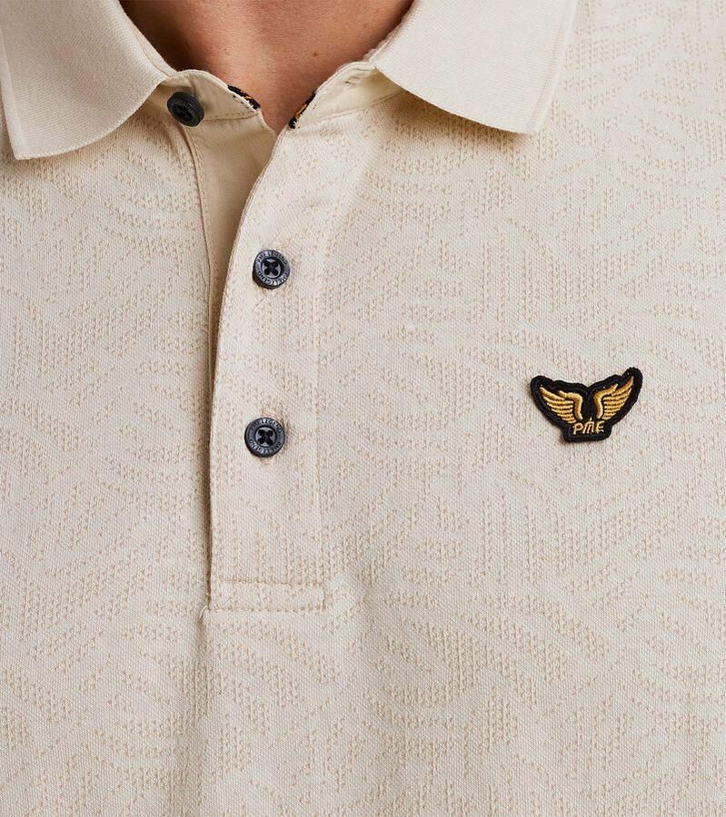PME LEGEND Heren Polo's & T-shirts Short Sleeve Polo Jacquard Jersey Beige - Foto 10