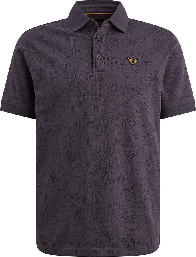PME LEGEND Heren Polo's & T-shirts Jacquard Jersey Donkerblauw