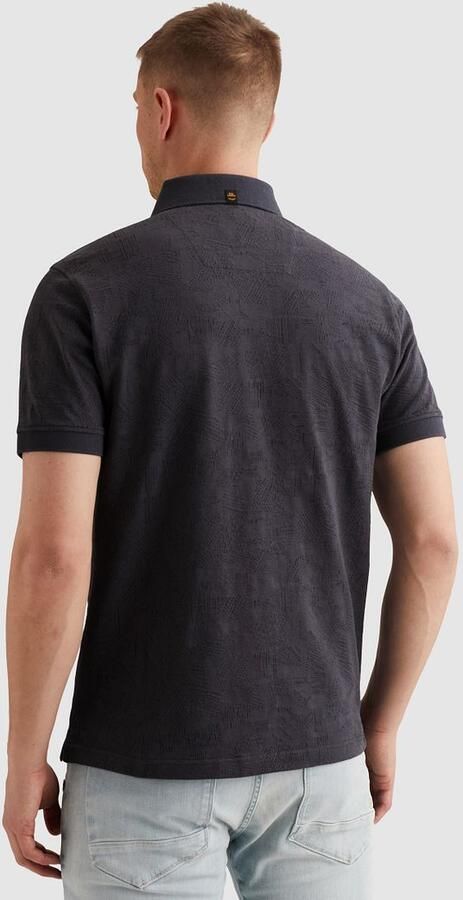 PME LEGEND Heren Polo's & T-shirts Jacquard Jersey Donkerblauw - Foto 3