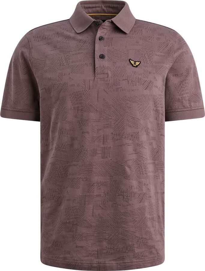 PME LEGEND Heren Polo's & T-shirts Jacquard Jersey Lila