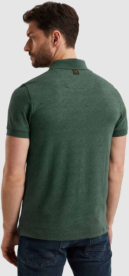 PME LEGEND Heren Polo's & T-shirts Short Sleeve Polo Jacquard Jersey Groen - Foto 7