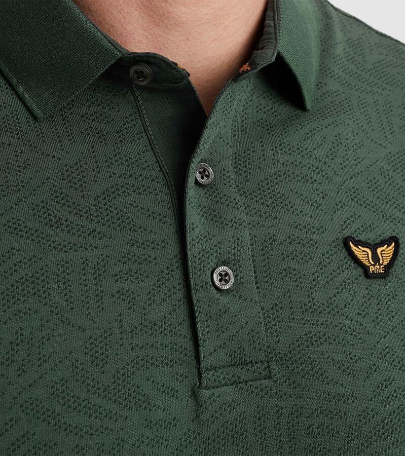 PME LEGEND Heren Polo's & T-shirts Short Sleeve Polo Jacquard Jersey Groen - Foto 4