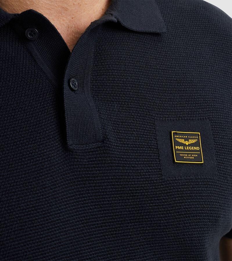 PME LEGEND Heren Polo's & T-shirts Short Sleeve Polo Cotton Blauw - Foto 11