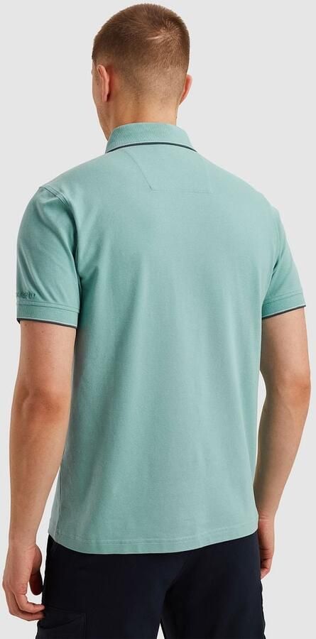 PME LEGEND Heren Polo's & T-shirts Stretch Pique Package Blauw - Foto 11