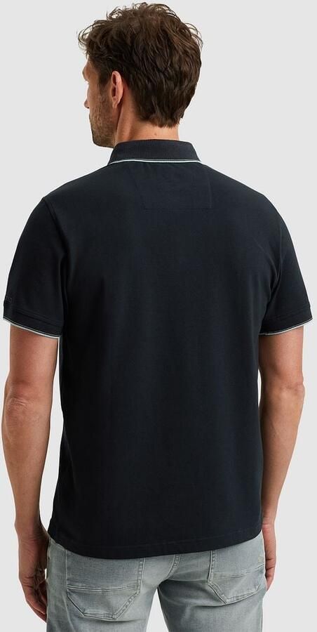 PME LEGEND Heren Polo's & T-shirts Stretch Pique Package Donkerblauw - Foto 11