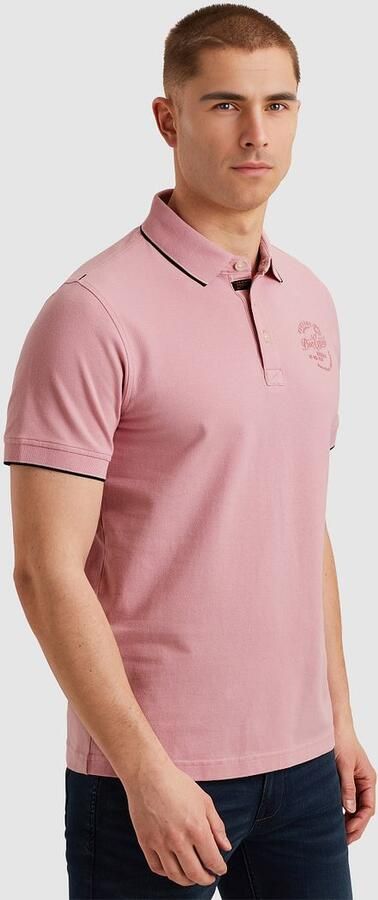 PME LEGEND Heren Polo's & T-shirts Stretch Pique Package Roze - Foto 10