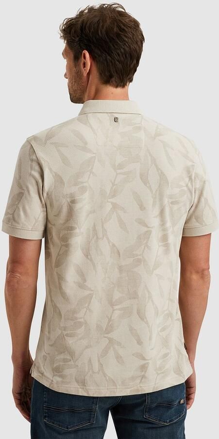 PME LEGEND Heren Polo's & T-shirts Two Tone Pique Printed Beige - Foto 7