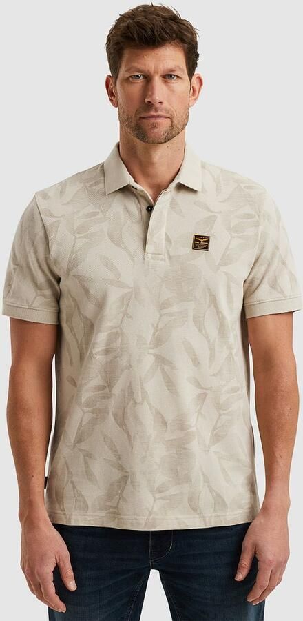 PME LEGEND Heren Polo's & T-shirts Two Tone Pique Printed Beige - Foto 8